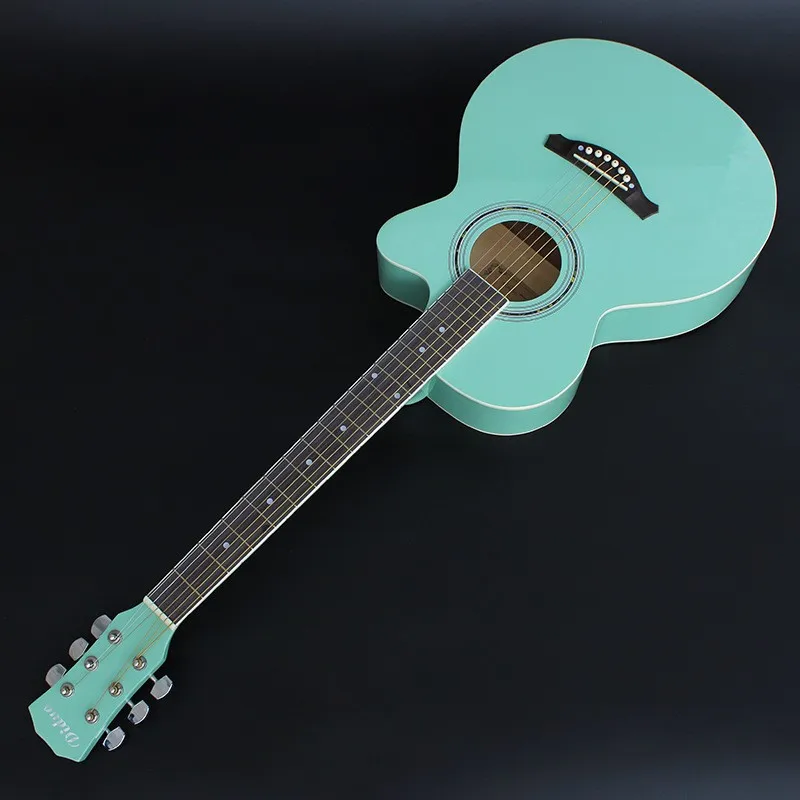 Compra Verde guitarra acústica online al por mayor de