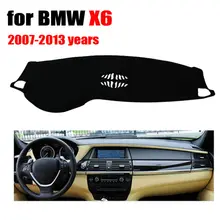 Приборной панели автомобиля Чехлы для BMW X6 низкие настройки 2007-2013 левым dashmat pad Даш крышка авто аксессуары для приборной панели