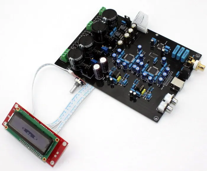 

Double parallel AK4495SEQ + AK4118 + NE5534 DAC soft board finished board supports DOP DSD