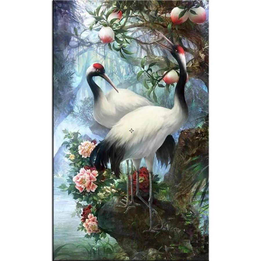 

5D diy Diamond Painting Mosaic Lovers Birds Pictures Cross Stitch Knitting Needles Wedding Decoration Hobbies And Crafts ST224