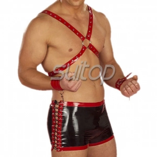 

Suitop latex short pants