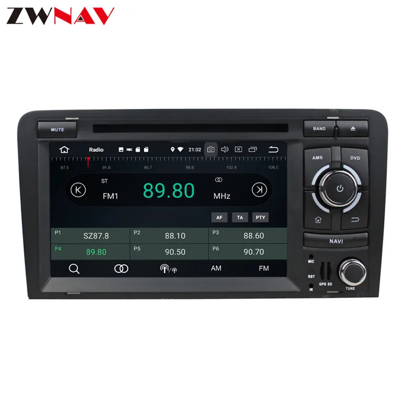 Flash Deal Android 9 4+32G Car CD DVD Player GPS navigation For Audi A3 2006-2013 head unit multimedia player tape recorder 3