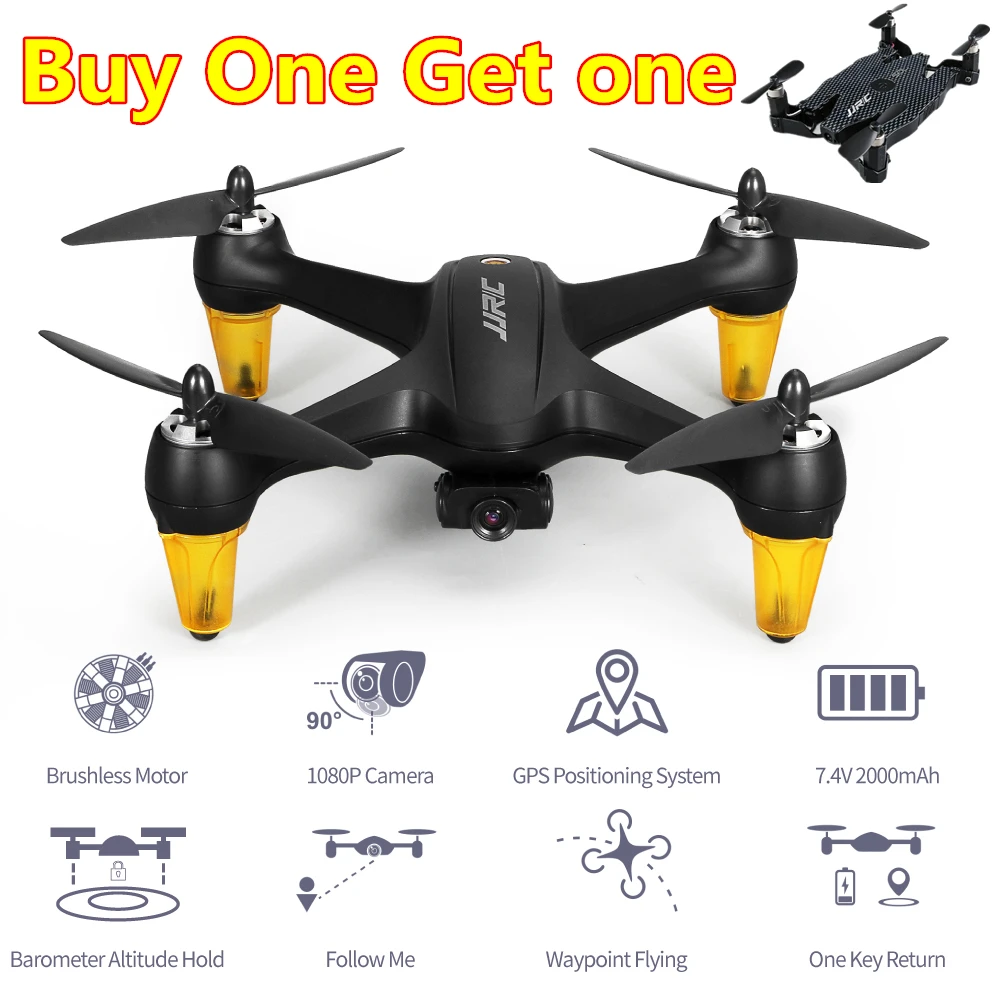 

JJRC X3P GPS RC Drone With Wifi FPV 1080P Camera Brushless Profissional Quadcopter GPS Racing Drone Follow Me Dron Vs CG033 F11