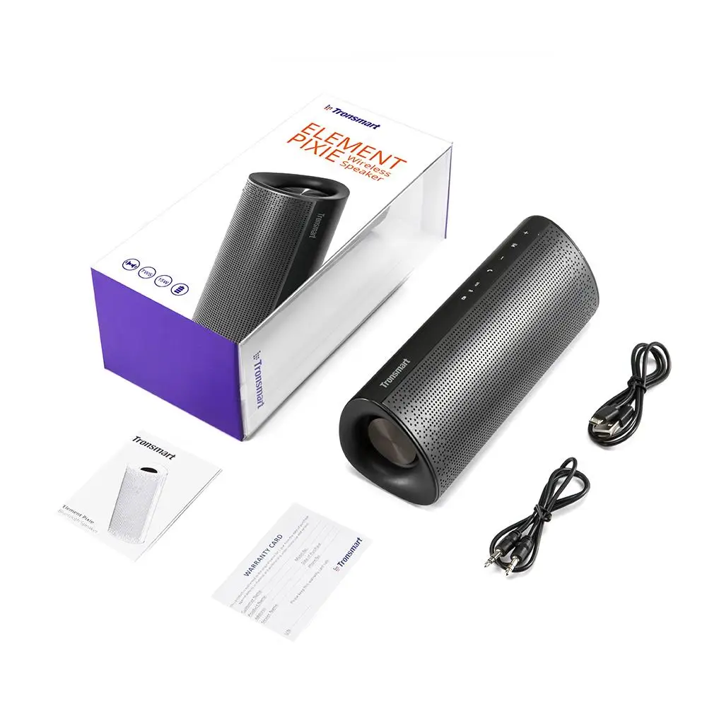 Tronsmart Element Pixie Bluetooth динамик портативный сабвуфер s двойной пассивный 20 Вт