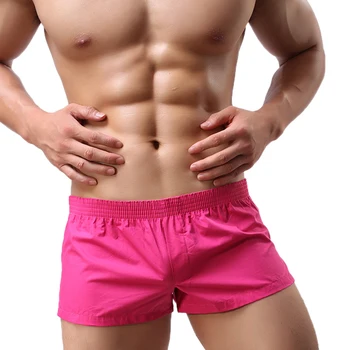 

High Quality Men's Household Leisure Shorts Cotton Arrow Sexy Low Waist Boxer