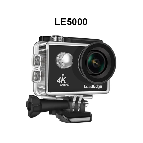 LeadEdge LE5000 Экшн-камера 4 K/30FPS 16MP 2," lcd 170 градусов wifi Пульт дистанционного управления Водонепроницаемая камера для шлема подводная спортивная камера - Цвет: LE5000