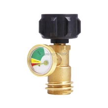 Супер поток безопасности запорный пропан преобразования Цилиндрический разъем кемпинг газовый бак разъем пропан бак метр