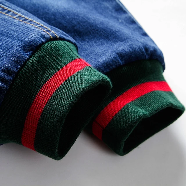 Winter Big Boys Jeans Trousers 2-14Yrs Kids Thicken Add Wool Pant Casual Washing Blue Jeans Denim Velvet Outerwear Warm Trousers 3