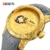 Os homens Assistir BIDEN Top dragão de ouro de luxo da marca homens relógio de quartzo wristwatche Esportes com discagem Grandes impermeável homem relógio relogio masculino