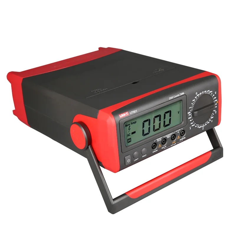 Цифровой мультиметр Benchtop оригинальный Φ UT801 ручной диапазон 1999 отсчетов дисплей
