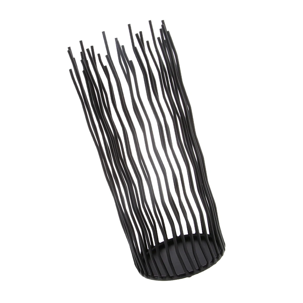 Elegant Tealight Candlestick, Table Decoration For Parties And Celebrations Height: 25 Cm Black