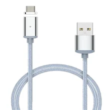 Nylon Magnetic Micro USB Adapter For Sync For Type-C Data Cable Fast Charging For iphone Android Type-C Adapter P0.01