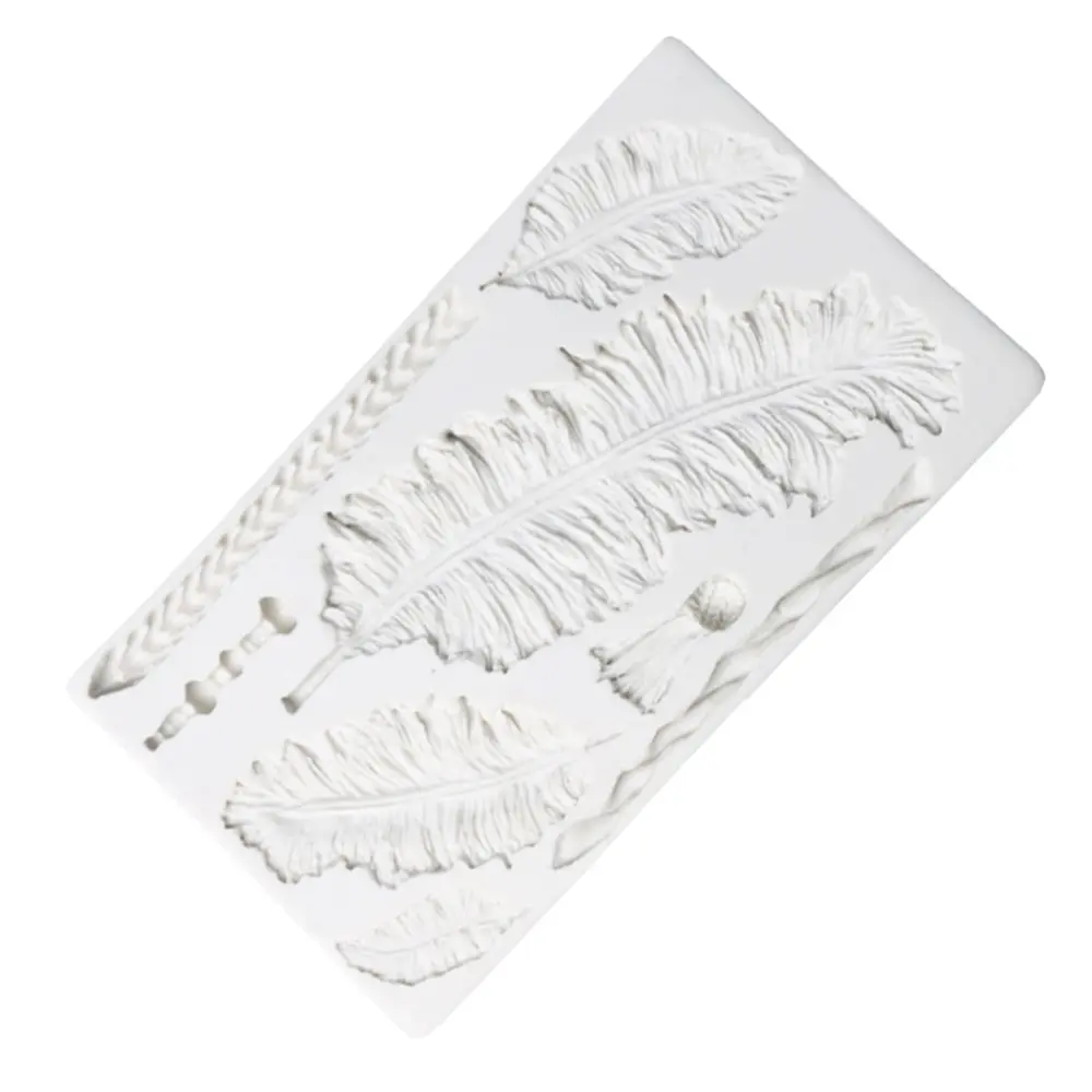 

Birds Feathers Chocolate Fondant Cake Decorating Tool Lace Border Silicone Mold Baking Sugarcraft Gumpaste Molds Random Color