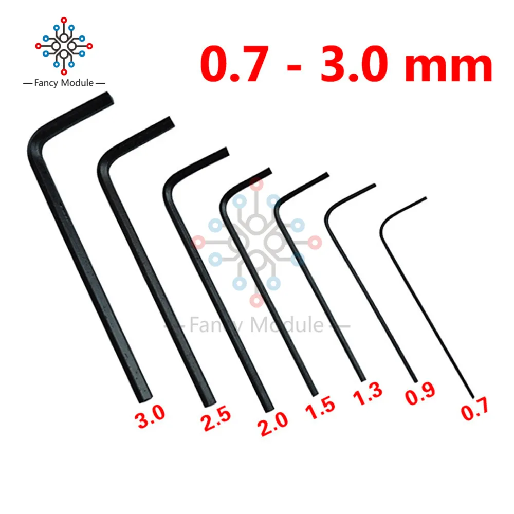 7 個 0 7 ミリメートル 3 ミリメートルミニ六角六角六角レンチセットレンチドライバーツールキットホット Instrument Parts Accessories Aliexpress