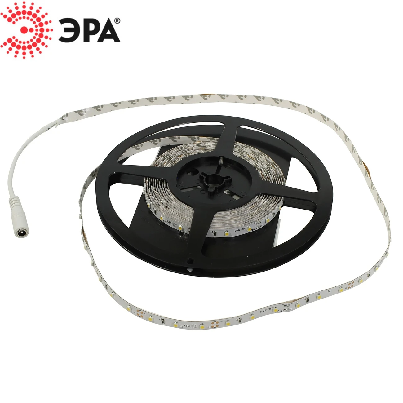 Светодиодная лента ЭРА LS3528-60LED-IP20-WW-eco-5m (50/600, 5 метров, теплый белый свет)