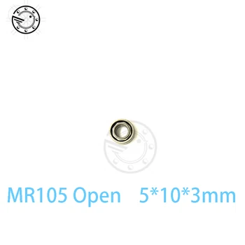 

Free Shipping 10 PCS Open Type MR105 Bearings 5x10x3 mm Miniature Ball Bearings L-1050 ABEC5