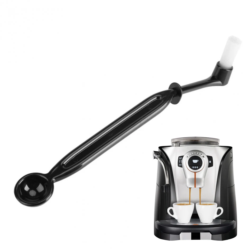 

1PCS Kitchen Handle Nylon Cleaning Brush Coffee Machine Brush Espresso Grinder Machine Group Head Bristle Spoon Kitchen Access