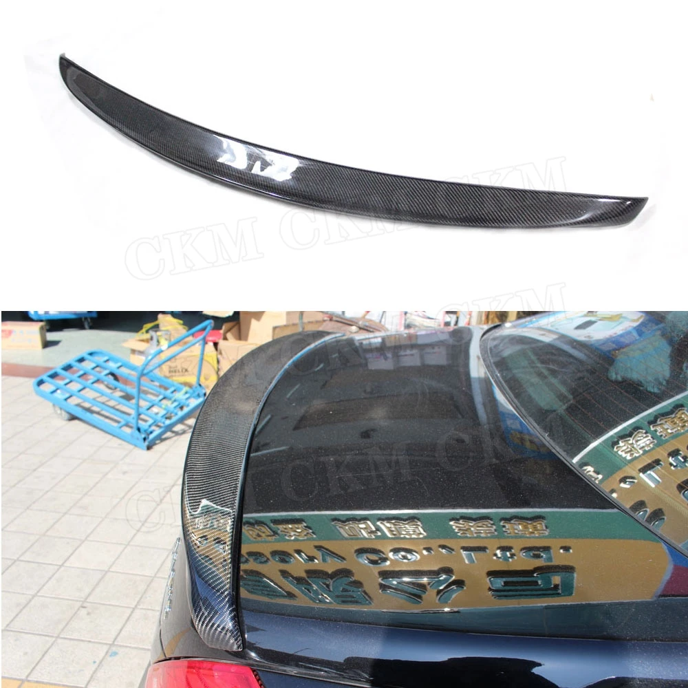 

Rear Spoiler for Mercedes Benz S Class W221 4 Door S400 S500 S600 S63 AMG Spoiler 2005-2013 Carbon fiber Boot Trim Sticker Wings