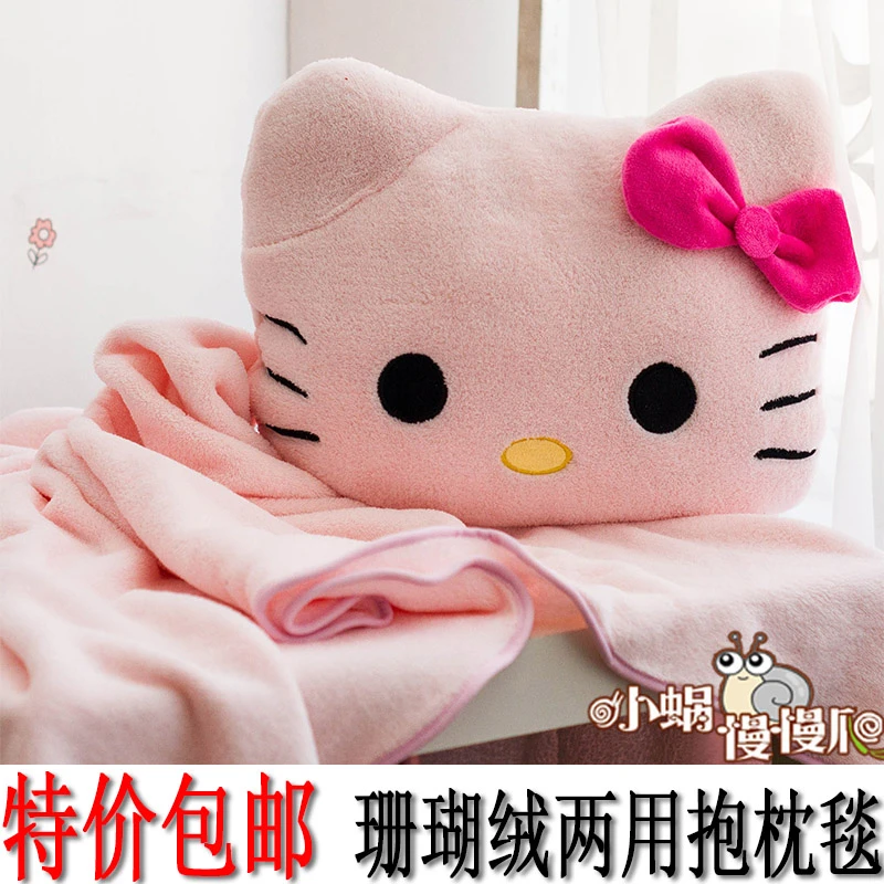 Linda Manta De Felpa Hello Kitty Almohada B Linda Manta De Felpa Hello Kitty Almohada B