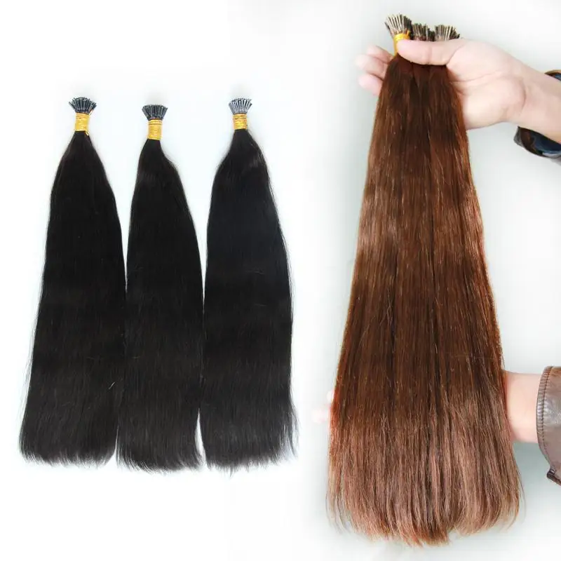 I tip double drawn 100strands 0.5g/pc I tip Stick Remy Human Hair