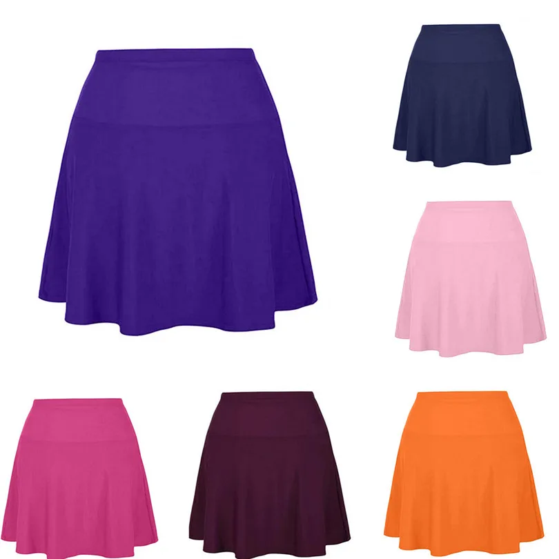 2019 New Summer Women High Waist Swim Bottom Athletic Swimpant Swimsuits Tankini Mini Skirt With Panty #E01 (1)