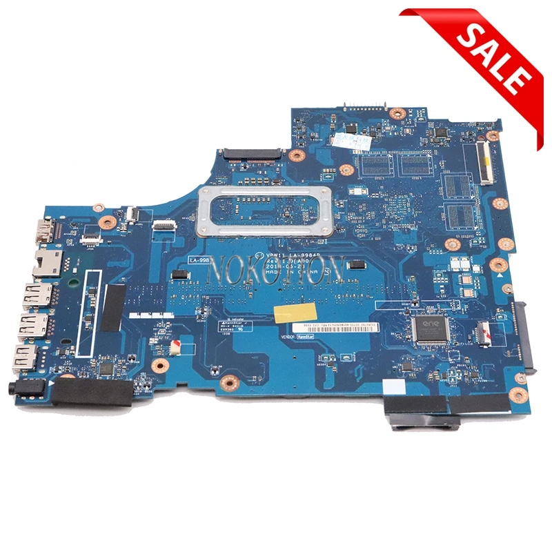 NOKOTION VBW11 LA-9984P CN-0D9D5C 0D9D5C D9D5C материнская плата для ноутбука Dell Inspiron 3737 5737 Материнская плата ноутбука SR16Z I7-4500U Процессор