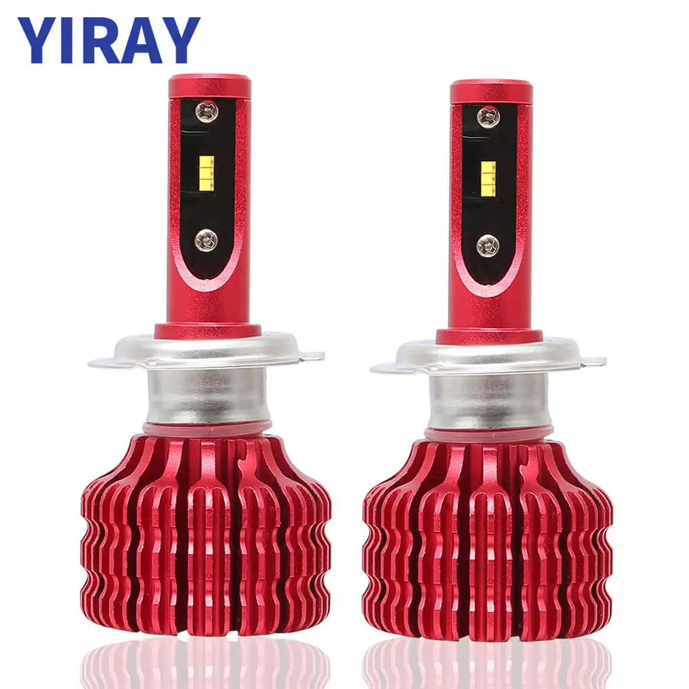 

YIRAY 2PCS LED H4 H7 LED Headlight Bulbs Canbus 10000LM 72W CSP Chip 9005 HB4 H1 H11 LED fog Light 12V Hi-Lo Headlamp Car Lights