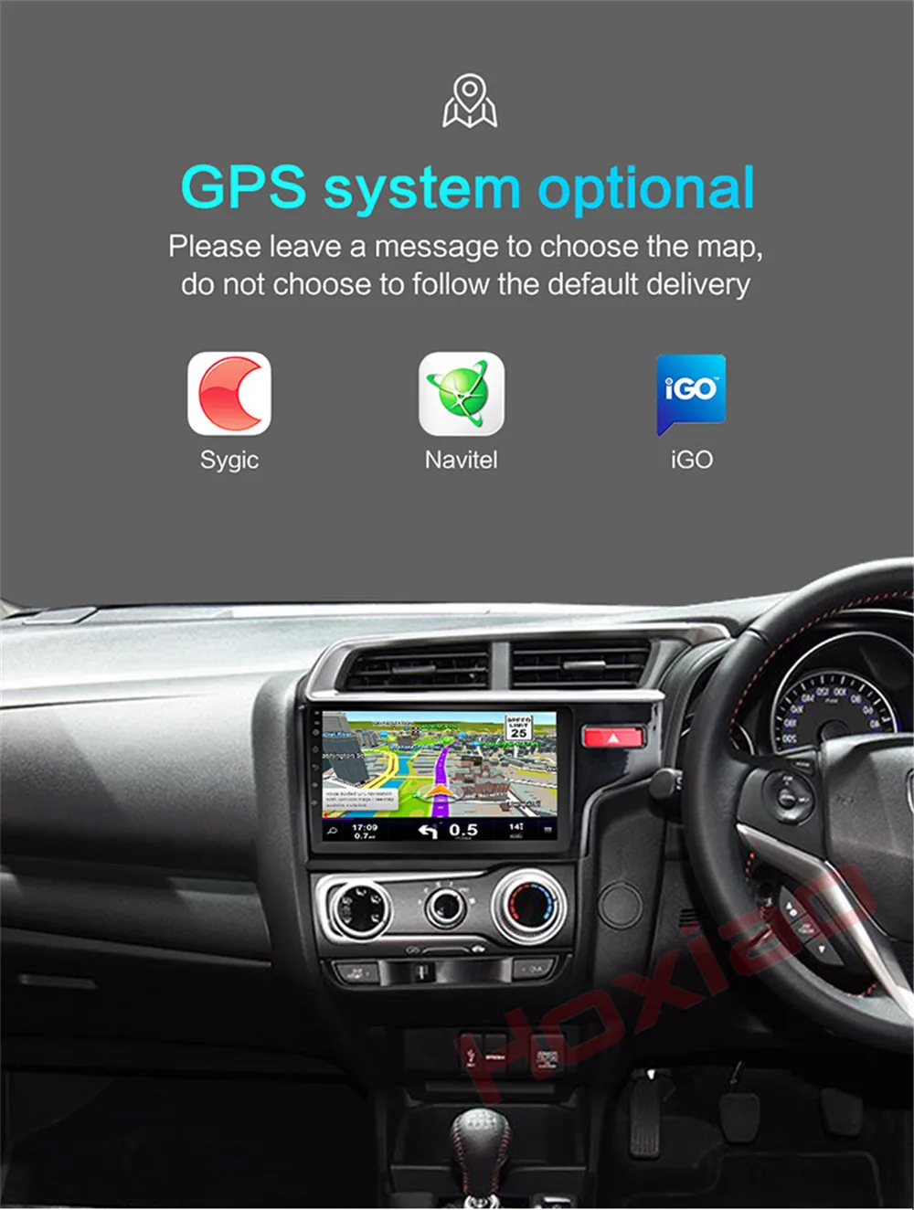 Discount Android Car Radio for HONDA  Fit JAZZ (pignt)1024*600 Quad Core wifi Bluetooth video audio Multimedia 2 din car dvd player 9