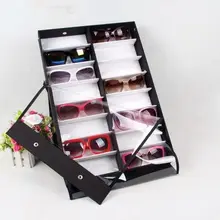 Современный 16 Отсек Очки Хранения Организатор Box Солнцезащитные Очки Витрина Бесплатная Доставка
