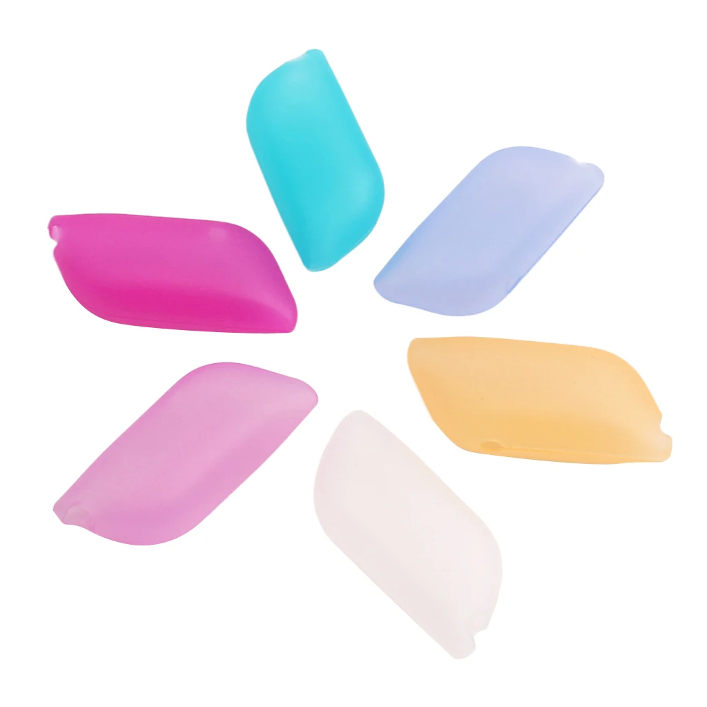New Arrival 3pcs Silicone Toothbrush Head Case Covers for Outdoor Sports Home Use Travel Outdoor Tools 