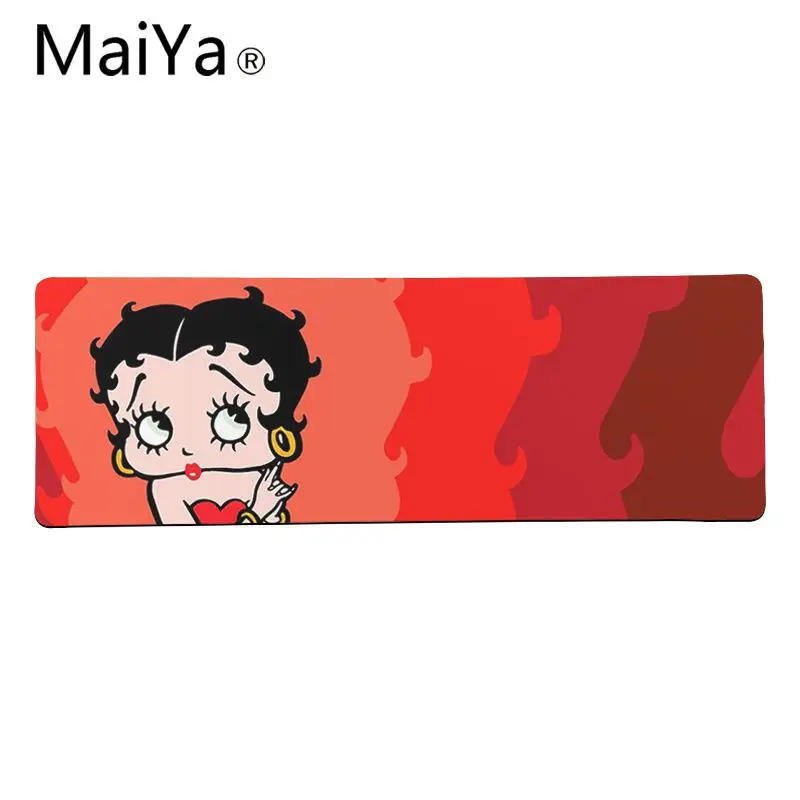 Maiya Betty boop коврик для клавиатуры резиновый игровой мыши Настольный бесплатная
