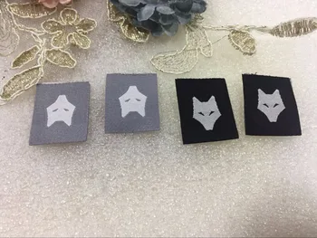 

Free shipping Customized (1000pcs/lot) garment clothing tags /Woven Labels/ custom clothing labels/main labels/damask label