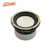 GHXAMP 4 дюйма средний бас динамик 6ohm 50 Вт Hifi домашний кинотеатр волоконный таз с охлаждающими отверстиями 88 мм магнитная сталь 1 шт
