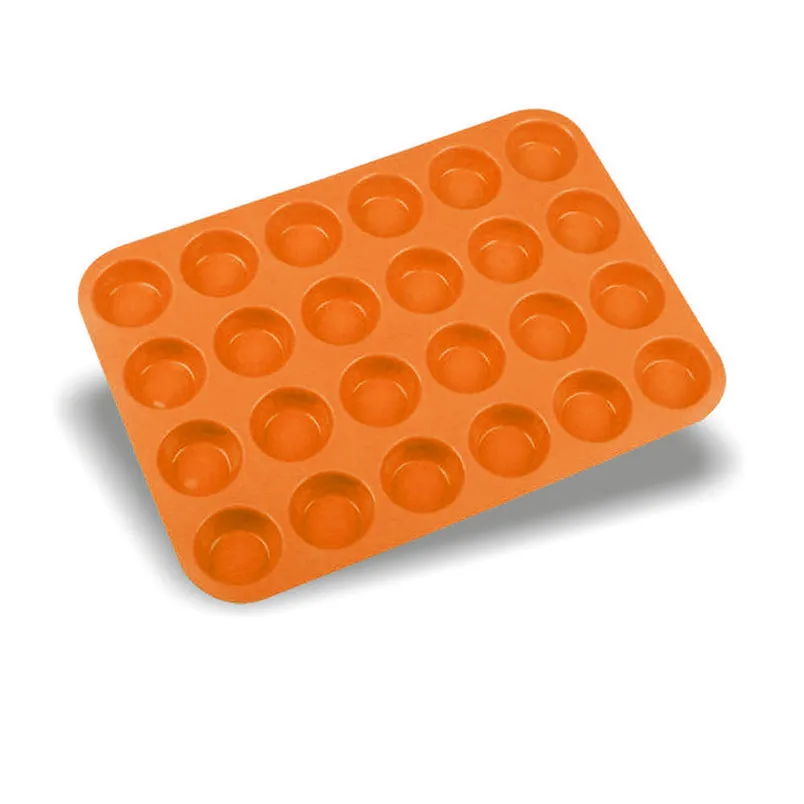 24 Cavity DIY cake moulds and tools Mini Muffin Silicone Cookies Cupcake Bakeware Pan Tray Moulds kitchen tools #3n16 (3)