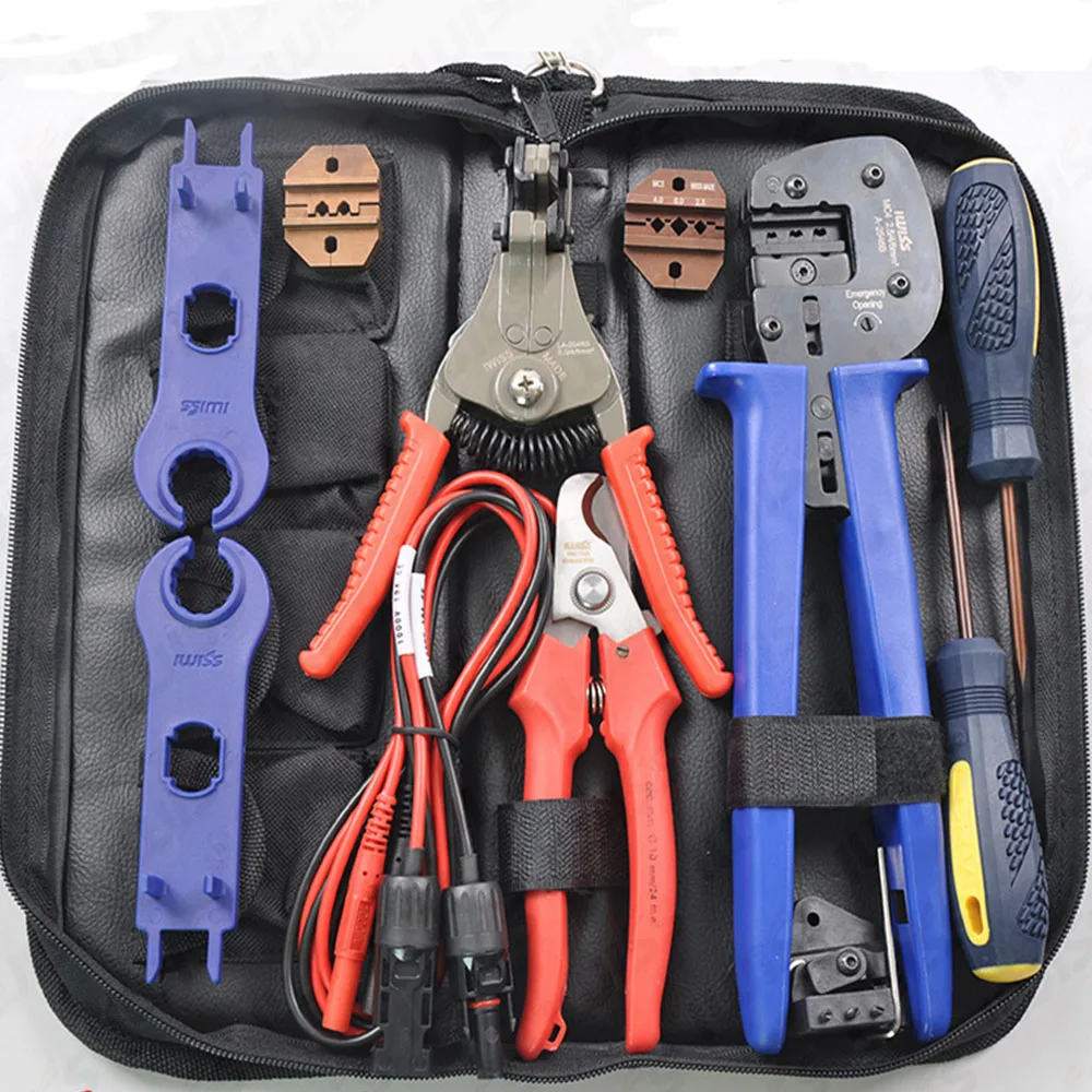 solar tool kit MC4 solar connector crimping/cutting/stripping pv tools