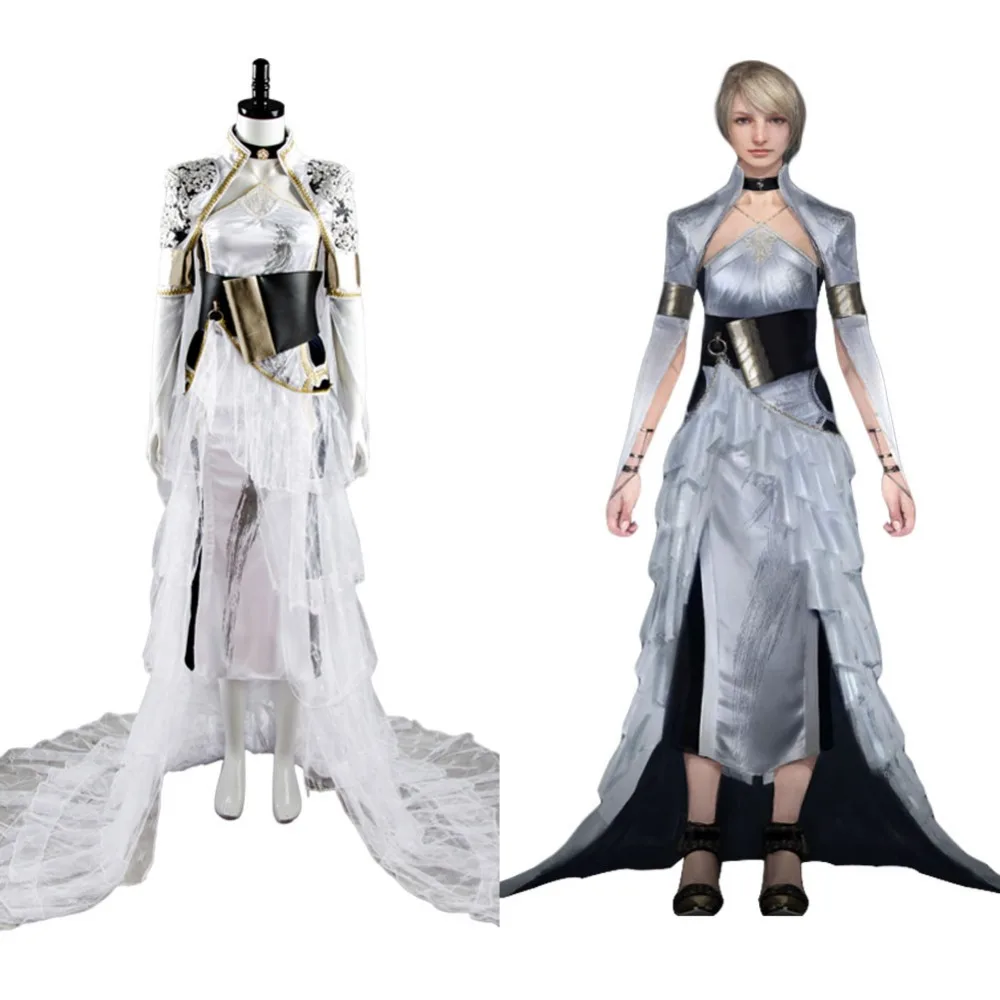 Платье для косплея Kingsglaive с финальной фантазией XV Lunafreya Nox Fleuret FF15 женские вечерние