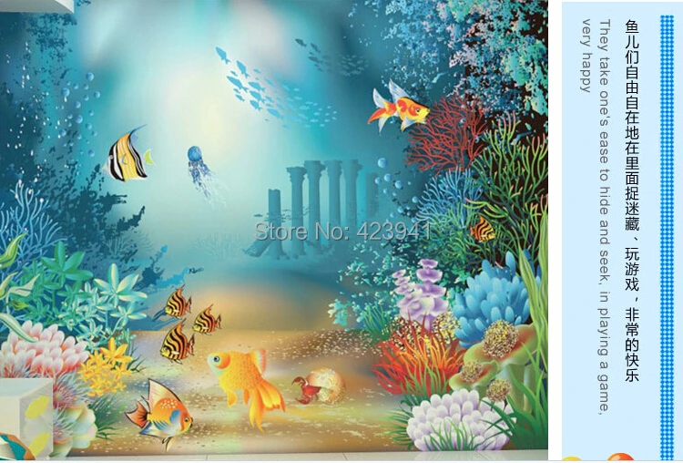 

2715 Can be customized 3D visual space home decoration mural art wallpaper Restoring ancient personality wall sticker home decor