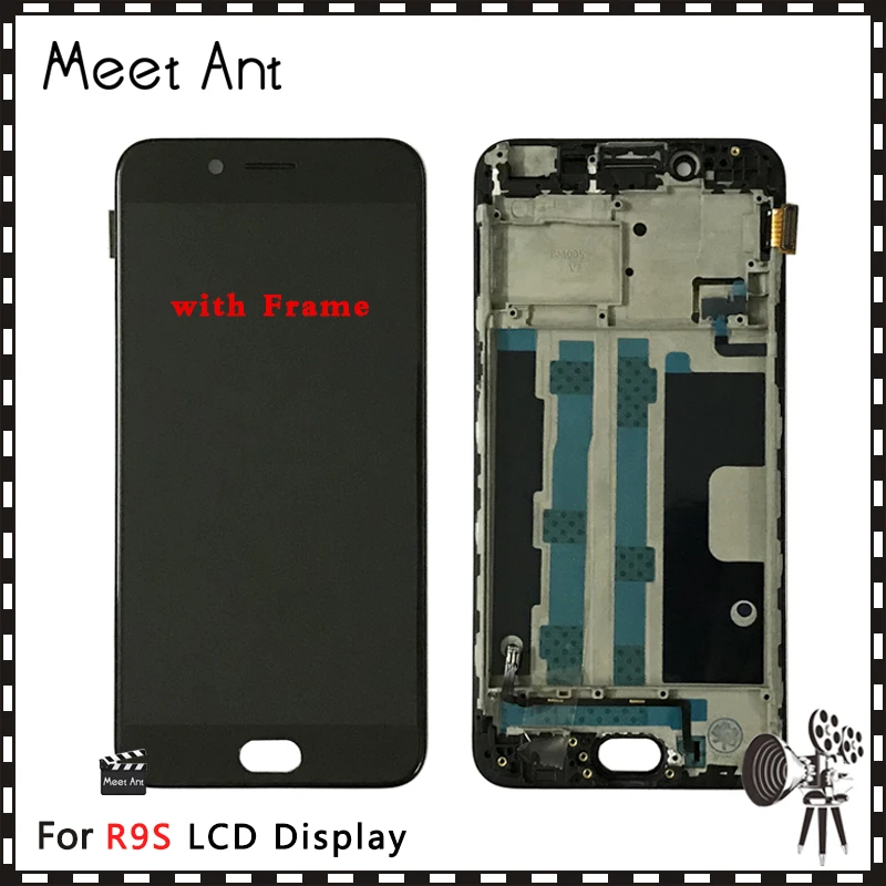 

10Pcs/lot High Quality 5.5" For OPPO R9S LCD Display Screen With Touch Screen Digitizer Assembly