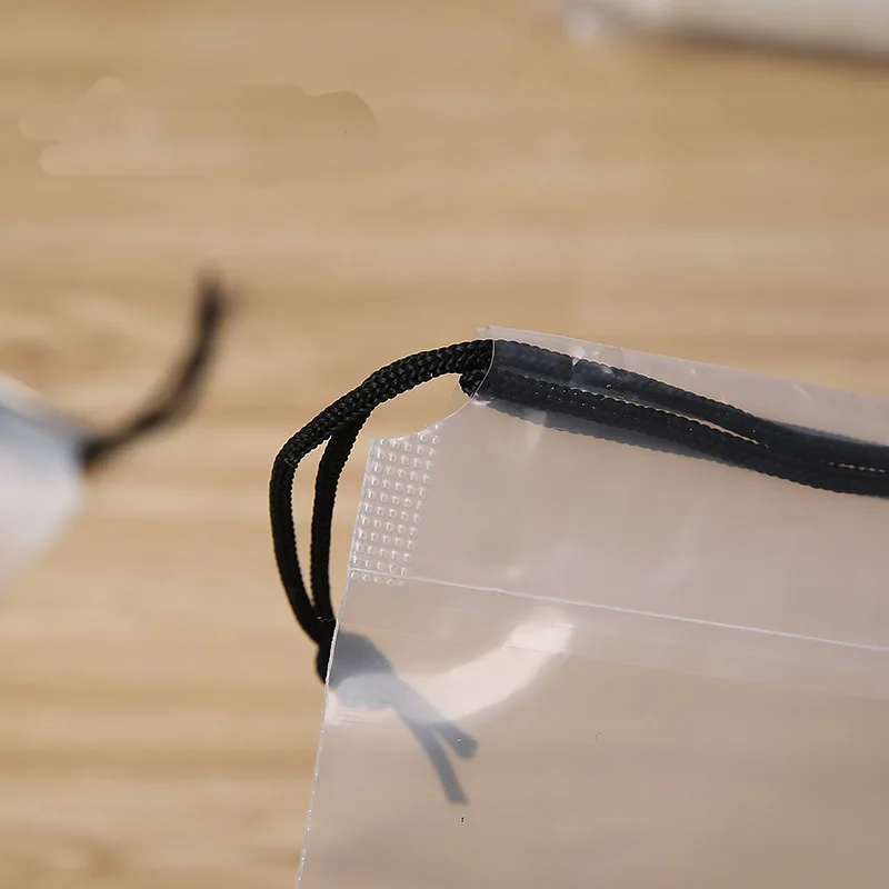 حقيبة مستحضرات تجميل شفافة السفر حقيبة مستحضرات تجميل النساء الرباط المكياج حمام المنظم غسل الزينة طقم أدوات تجميل كيس التخزين B