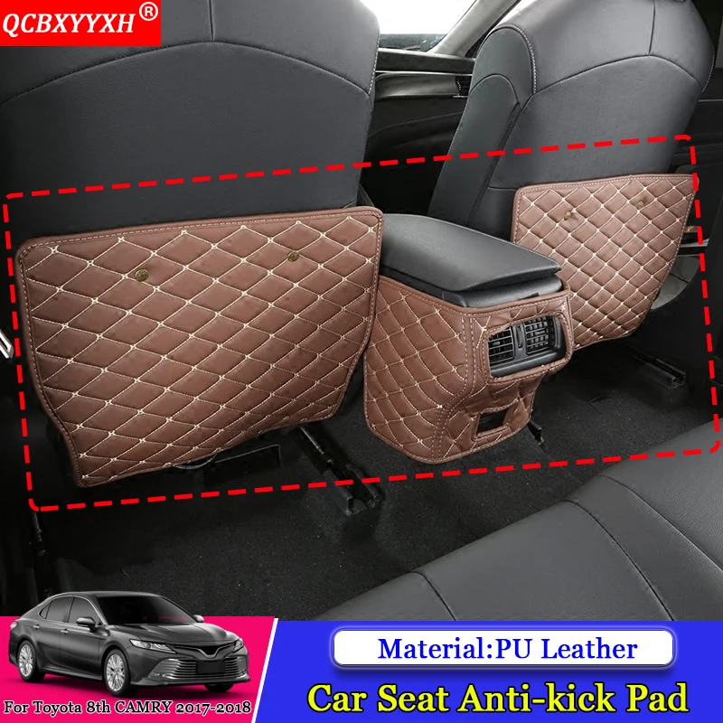 

QCBXYYXH Car-styling Interior Seat Protector Side Edge Protection Pad Car Stickers Anti-kick Mat For Toyota 8th Camry 2017 2018