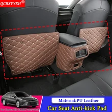 QCBXYYXH Car-styling Interior Seat Protector Side Edge Protection Pad Car Stickers Anti-kick Mat For Toyota 8th Camry 2017 2018