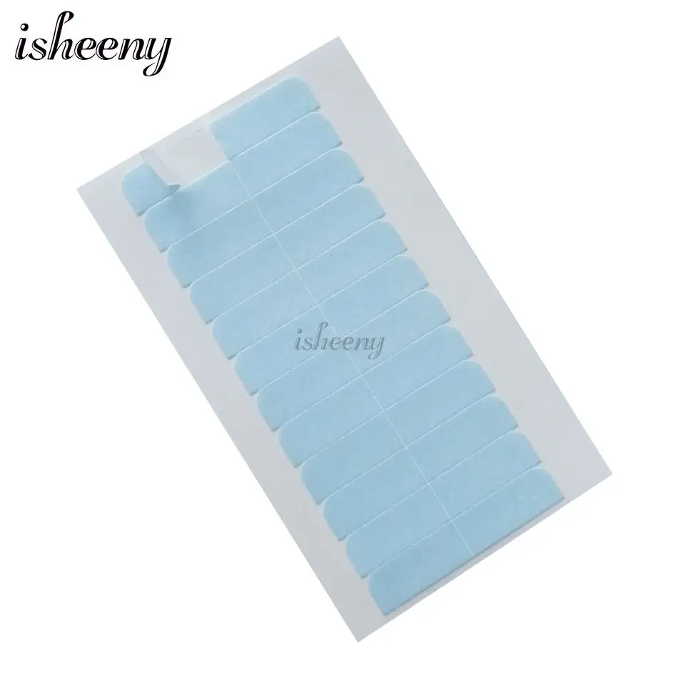 Pre Cut Double Side Tape Tabs 5pcs/lot White Hair Extension Adhesive Replacement Glue Tape For Tape Hair/ Toupee/ Lace Wig Blue Pre Cut Double Side Tape Tabs 5pcs/lot White Hair Extension Adhesive Replacement Glue Tape For Tape Hair/ Toupee/ Lace Wig Blue
