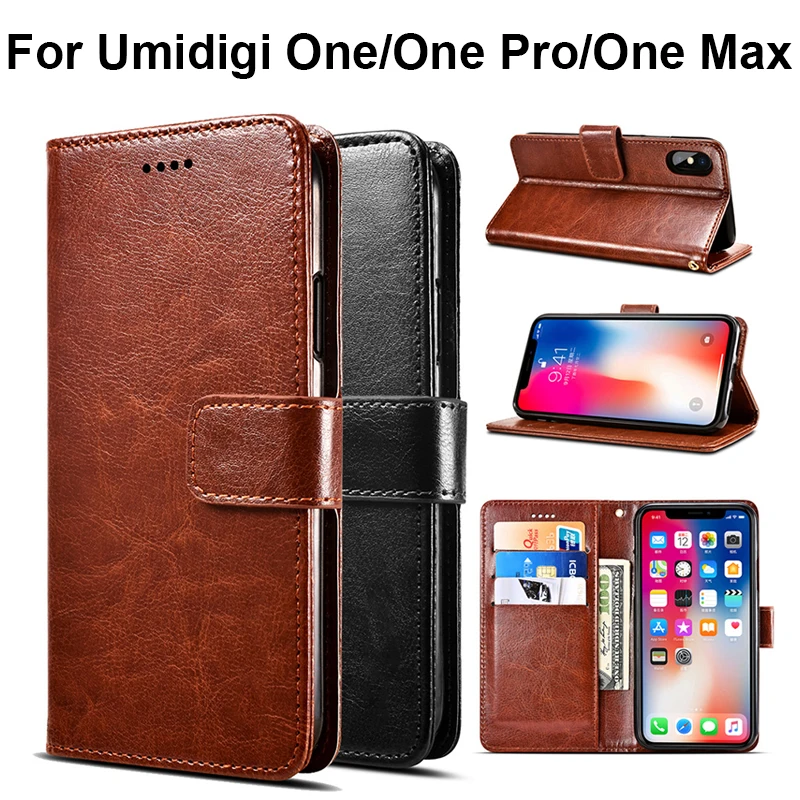 Роскошный чехол кошелек из искусственной кожи для UMI UMIDIGI One Pro силиконовый Max