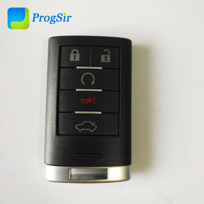 

5 Button 315MHz Smart Keyless Go Proximity Remote Control Key for Cadillac SRX ATS XTS With ID46 Chip FCCID: M3N5WY7777A