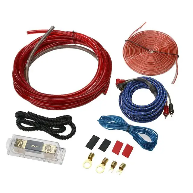 Best Price 5M 2300W 4Gauge Complete Amplifier Install Kit for Car Audio Speaker Wiring Refit High power And High Performance Cables Adapter