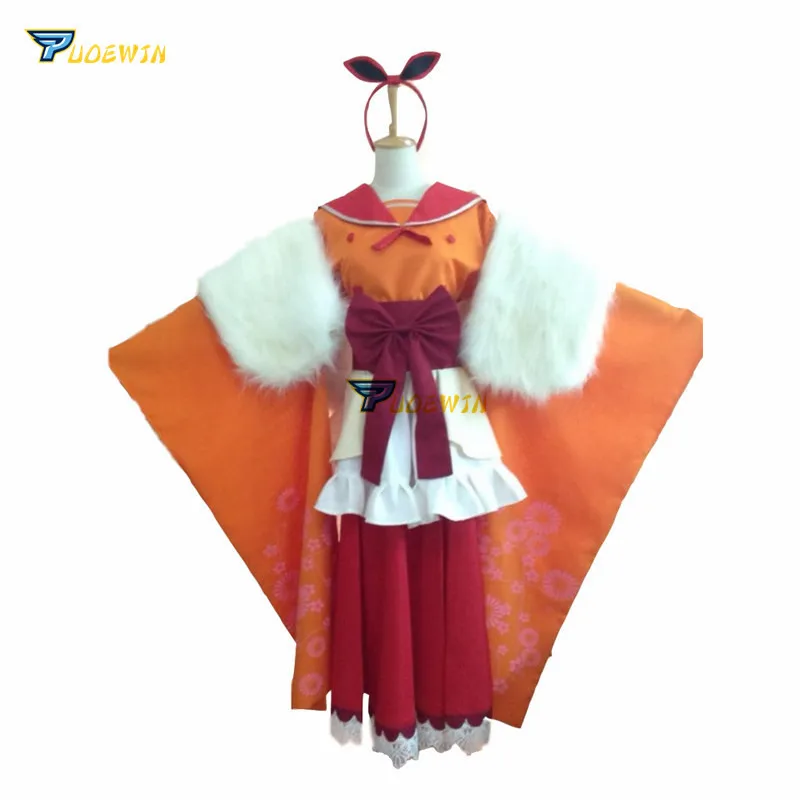 

Anime Pokemon Flareon Cosplay Costume Halloween Uniform Outfit Full Set