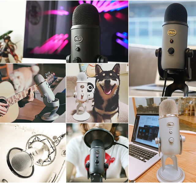 Original Blue Yeti X USB recording live broadcast condenser microphone for  gaming, streaming,podcasting and ASMR recording - AliExpress