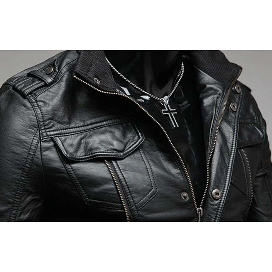 ZOGAA Горячая джентльменов кавалер ПУ кожаные куртки винтажные Ретро мото искусственная Панк кожаные куртки мотоциклетные мужские пальто