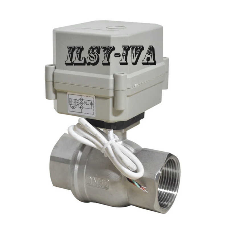 

1 1/4",1 1/2",2"Normally Closed Normally Open AC/DC9~24V AC/DC110~230V Electric Ball Valve with 2,5 Wires Control