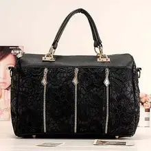 Frauen Handtaschen 1 Stücke Vintage Spitze Handtasche Frauen Pu-leder Schultertasche Messenger Bag 2016 Mode Kupplung Heißer Verkauf Bolso